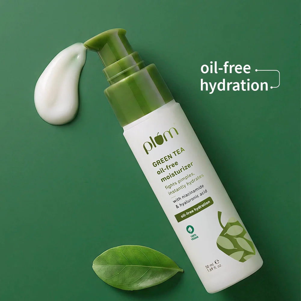 Plum Goodness Green Tea Oil-Free Moisturizer For Oily & Acne-Prone Skin