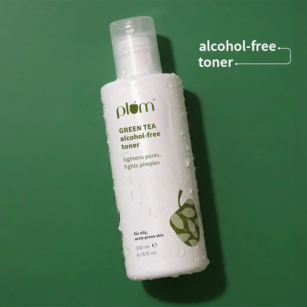 Plum Goodness Green Tea Alcohol-Free Pore Tightening Face Toner For Oily & Acne-Prone Skin