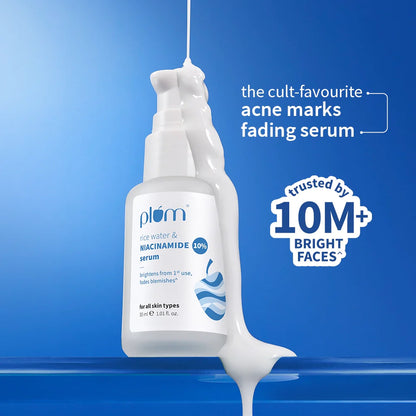 10% Niacinamide & Rice Water Brightening Face Serum For Clear & Bright Skin