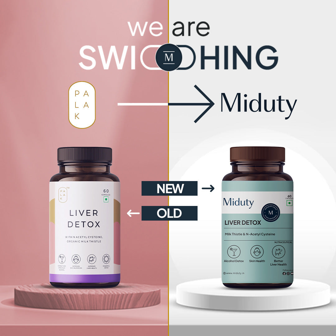 Miduty by Palak Notes Liver Detox Capsules