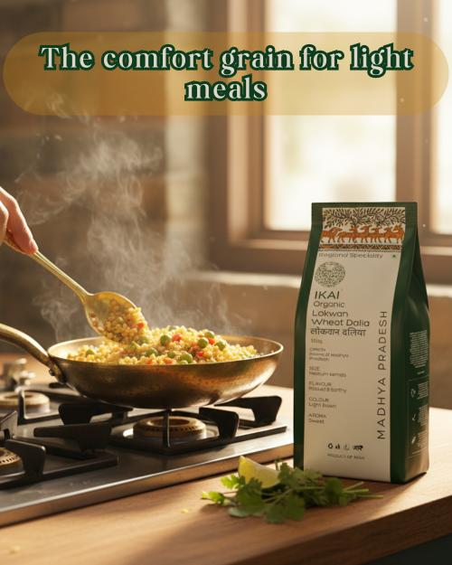 IKAI Organic Lokwan Wheat Dalia