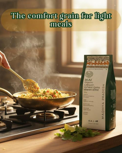 IKAI Organic Lokwan Wheat Dalia