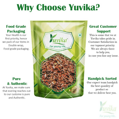 Yuvika Flax Seed - Alsi - Linum Usitatissimum