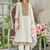 Dhiyona IE Floral Embroidered Regular Thread Work Kurta With Trouser & Dupatta