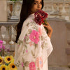 Dhiyona IE Women Floral Embroidered Regular Thread Work Kurta with Trousers & With Dupatta