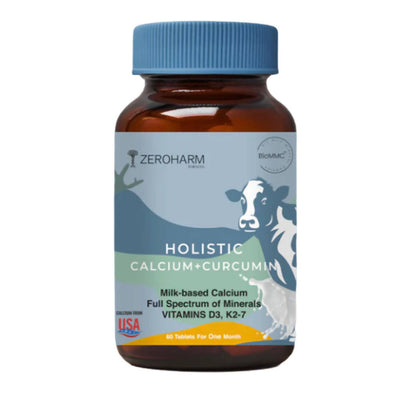 Zeroharm Holistic Calcium + Curcumin Tablets