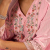 Dhiyona IE Floral Yoke Design Straight Thread Work Pure Cotton Kurta with Trousers & Dupatta