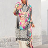 Dhiyona IE Women Floral Printed Regular Thread Work Kurta with Trousers & With Dupatta