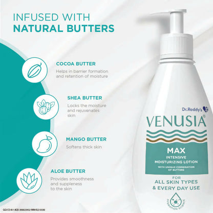 Dr. Reddy's Venusia Max Moisturiser Lotion - Indyancart