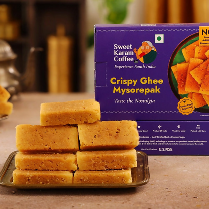 Sweet Karam Coffee Crispy Ghee Mysorepak