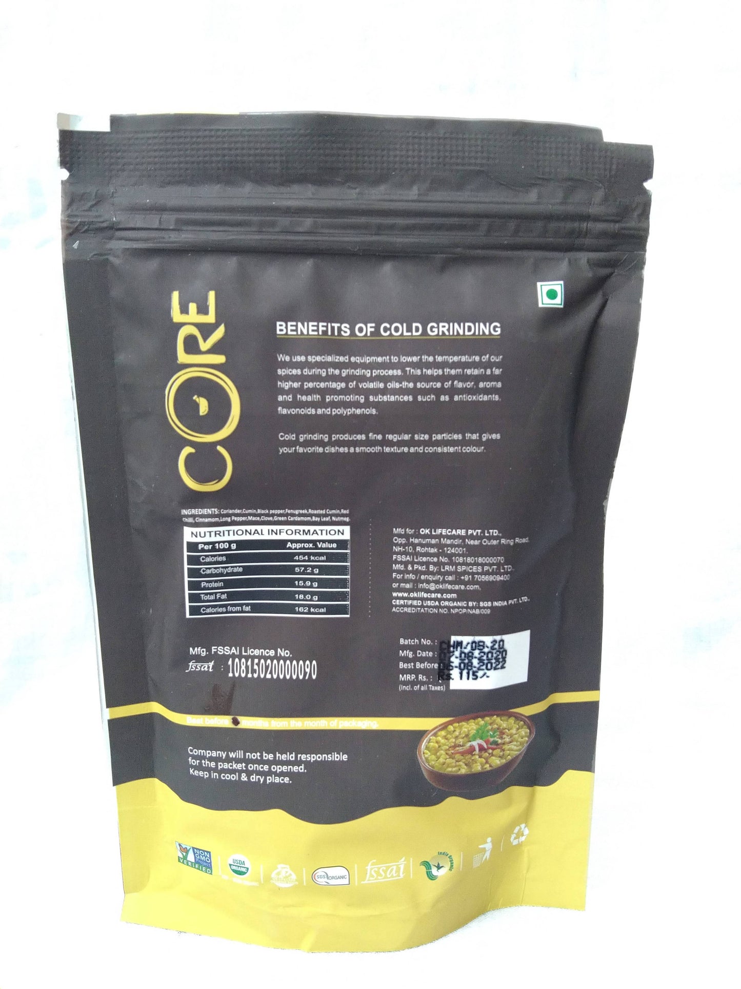 Ok Life Care Core Chana Masala
