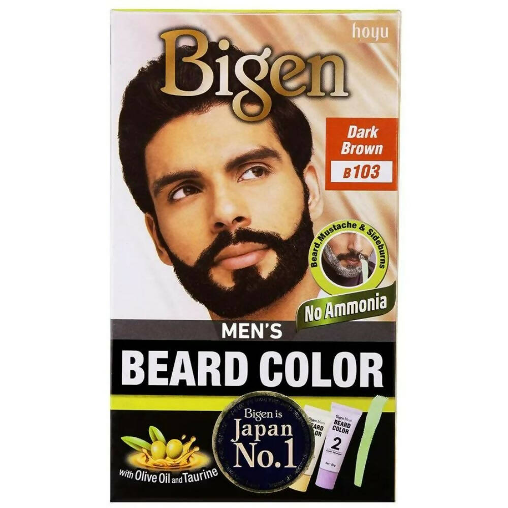 Bigen Men Beard Colour Dark Brown B 103 - Indyancart