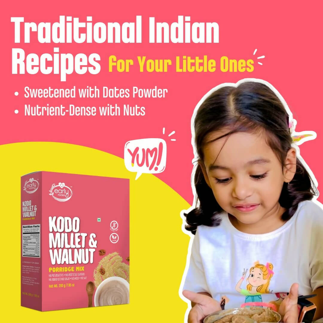 Early Foods Kodo Millet & Walnut Porridge Mix - Indyancart
