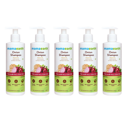 Mamaearth Onion Shampoo For Hair Fall Care - Indyancart