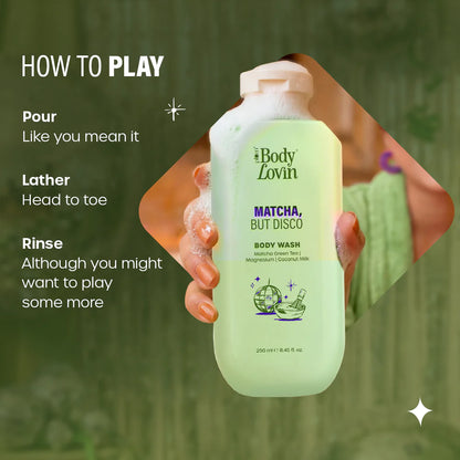 Plum Goodness Matcha, But Disco Body Wash by BodyLovin'