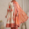 Women's Floral Printed Regular Pure Cotton Kurta with Palazzos & With Dupatta