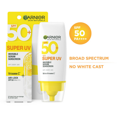 Garnier Super UV Invisible Serum Sunscreen