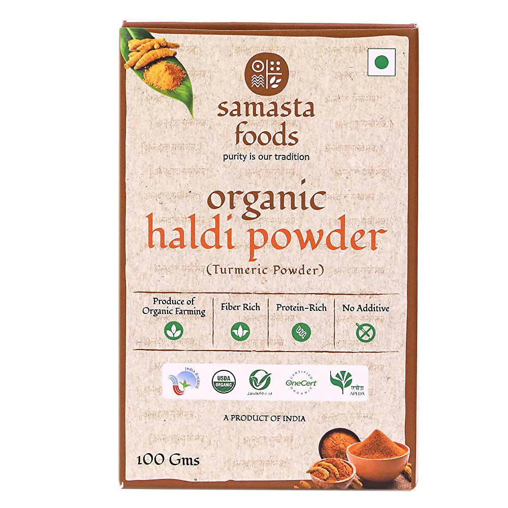 Samasta Foods Organic Haldi Powder (Turmeric Powder)