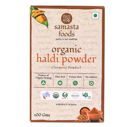 Samasta Foods Organic Haldi Powder (Turmeric Powder)