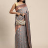 Dhiyona GR Women's Meera Grey Silk Blend Saree
