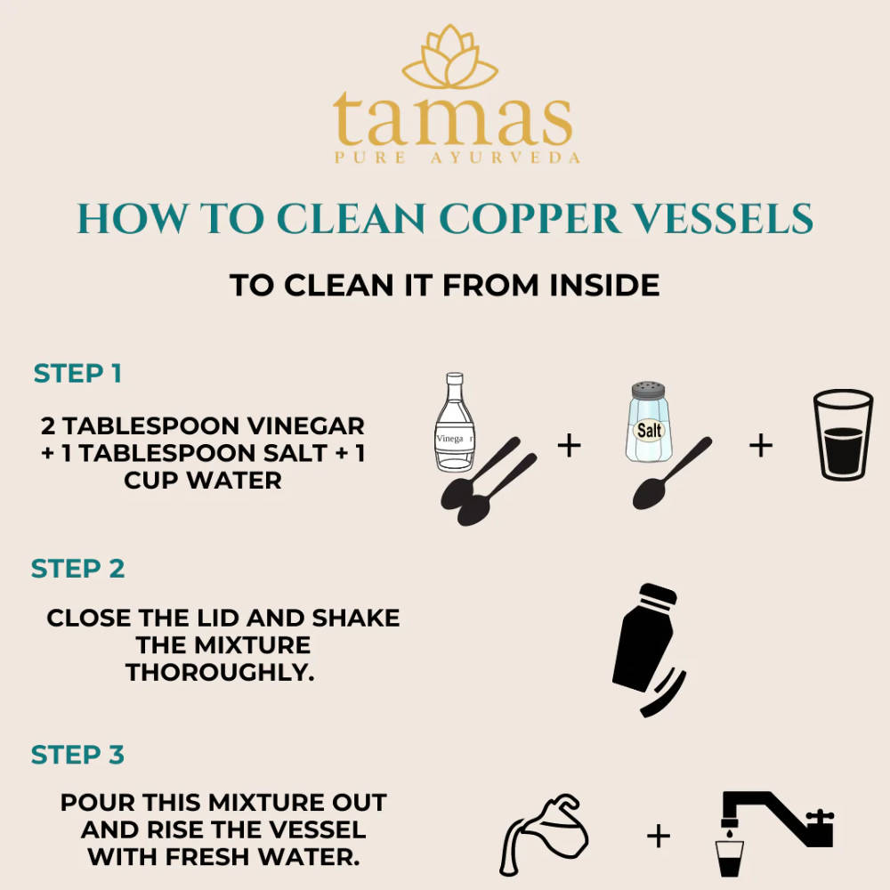 Tamas Jelly Plain Copper Water Bottle - Indyancart