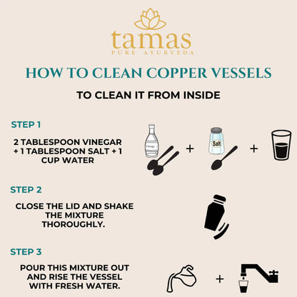 Tamas Jelly Plain Copper Water Bottle - Indyancart