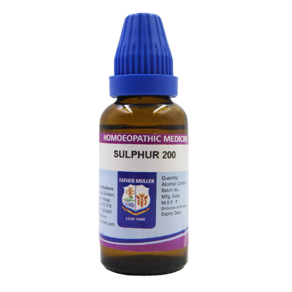 Father Muller Sulphur Dilution