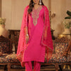 Dhiyona IE Women Ethnic Motifs Embroidered Regular Sequinned Kurta with Trousers & Dupatta