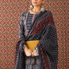Dhiyona IE Women's Women Floral Printed Regular Pure Cotton Kurta with Trousers & Dupatta Kurta Sets