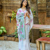 Dhiyona GR Women's Pink Muga Cotton Saree
