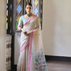 Dhiyona GR Women's Niza Pink Muga Cotton Saree