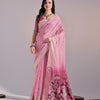 Dhiyona GR Women's Jissa Pink Muga Cotton Pichwai Saree