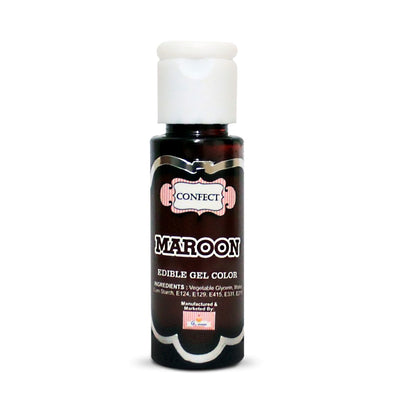Confect Maroon | Edible Gel Color