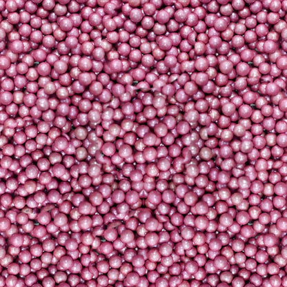 Confect Mauve Disco Balls Sprinkles 6 MM