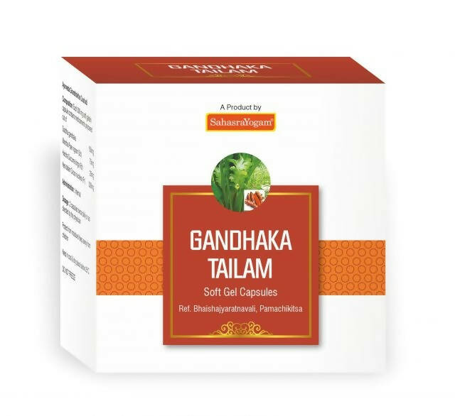 Sahasrayogam Gandhaka Tailam Capsules - Indyancart
