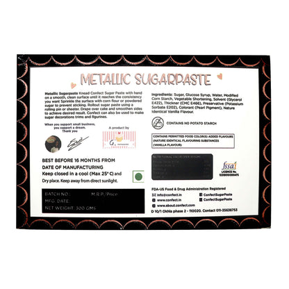 Confect Metallic Sugar Paste Multipack 1
