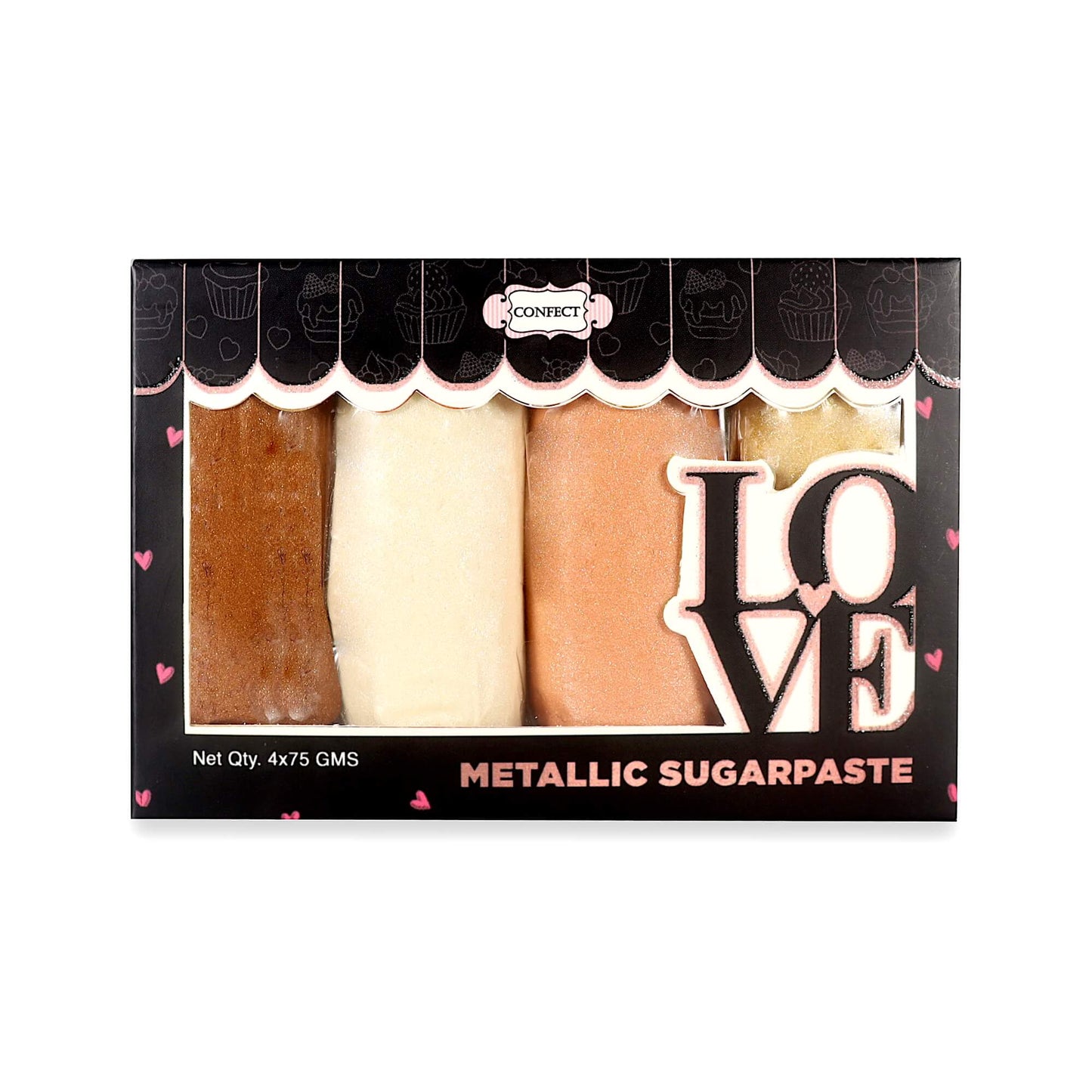 Confect Metallic Sugar Paste Multipack 1