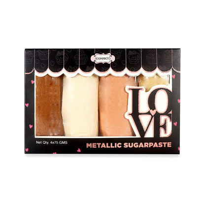 Confect Metallic Sugar Paste Multipack 1