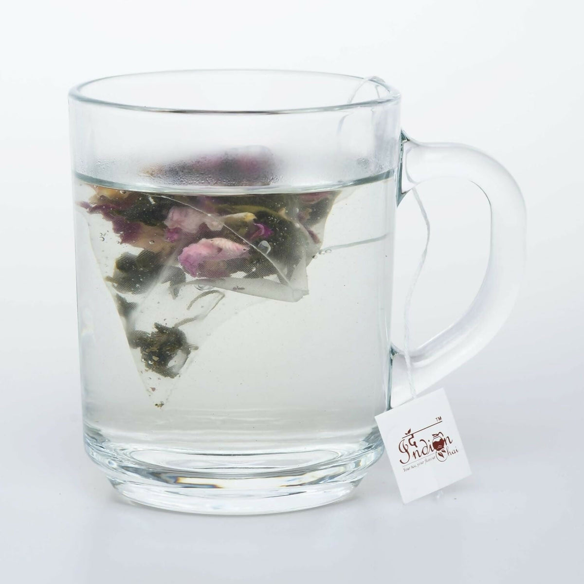 The Indian Chai - Rose Green Tea 30 Pyramid Tea Bags
