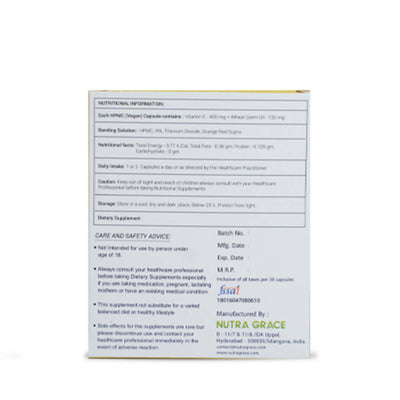 Nutra Grace E - Veg Capsules