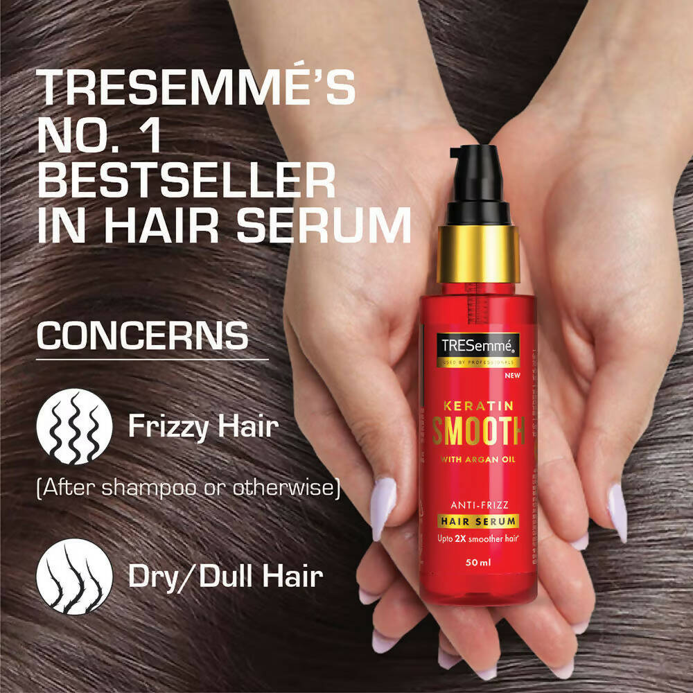TRESemme Keratin Smooth Anti-Frizz Hair Serum With Argan Oil - Indyancart