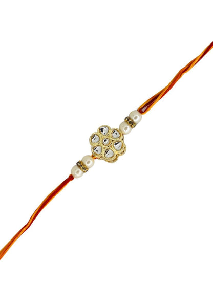 Anouk Thread Rakhi Greeting Card & Roli Chawal