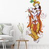 Multicolor - Lord Krishna with Flute Wall Sticker