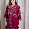 Dhiyona IE Women Ethnic Motifs Embroidered Thread Work Kurta With Trousers Kurta Sets