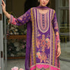 Indyancart IE Ethnic Motifs Printed Round Neck Mirror Work Silk Kurta With Palazzos & Dupatta