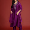 Dhiyona IE Women Ethnic Motifs Embroidered Kurta with Trousers & Dupatta