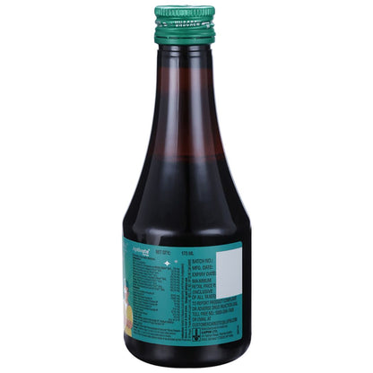 Lupin Life Aptivate Pineapple Ayurvedic Syrup bottle with pineapple flavor label and clear glass container.