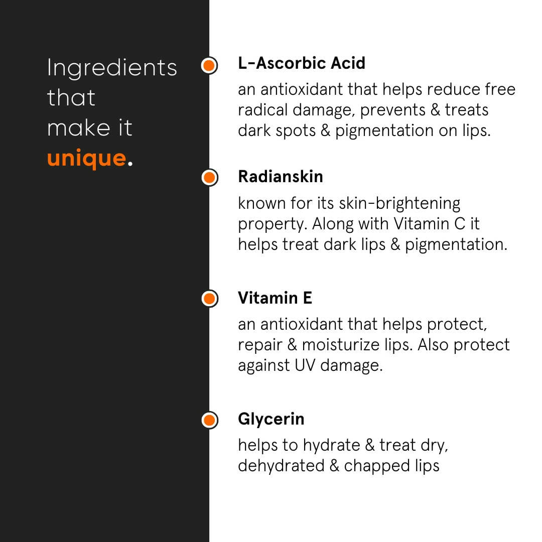 Minimalist 8% L-Ascorbic Acid Lip Treatment Balm - Indyancart