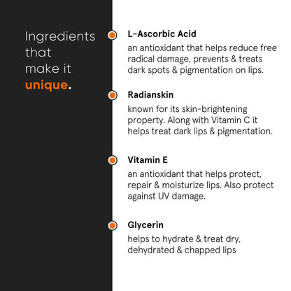 Minimalist 8% L-Ascorbic Acid Lip Treatment Balm - Indyancart