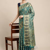 Dhiyona GR Women's Natasha Tiffany Blue Organza Saree